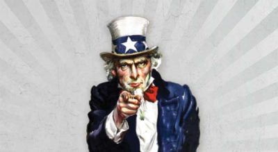 Uncle sam pointing finger