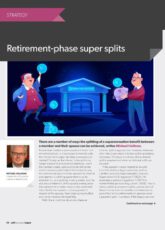 Retirement-phase super splits