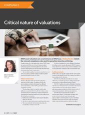 Critical nature of valuations