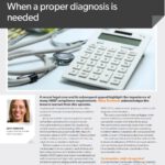 When a proper diagnosis is needed