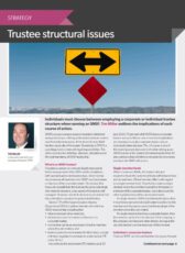 Trustee structural issues